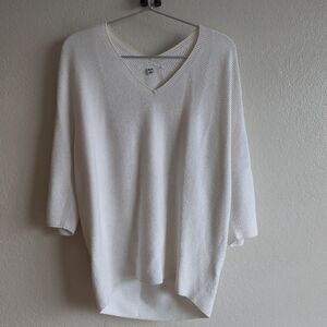 UNIQLO 3D 100%Cotton knit V neck M